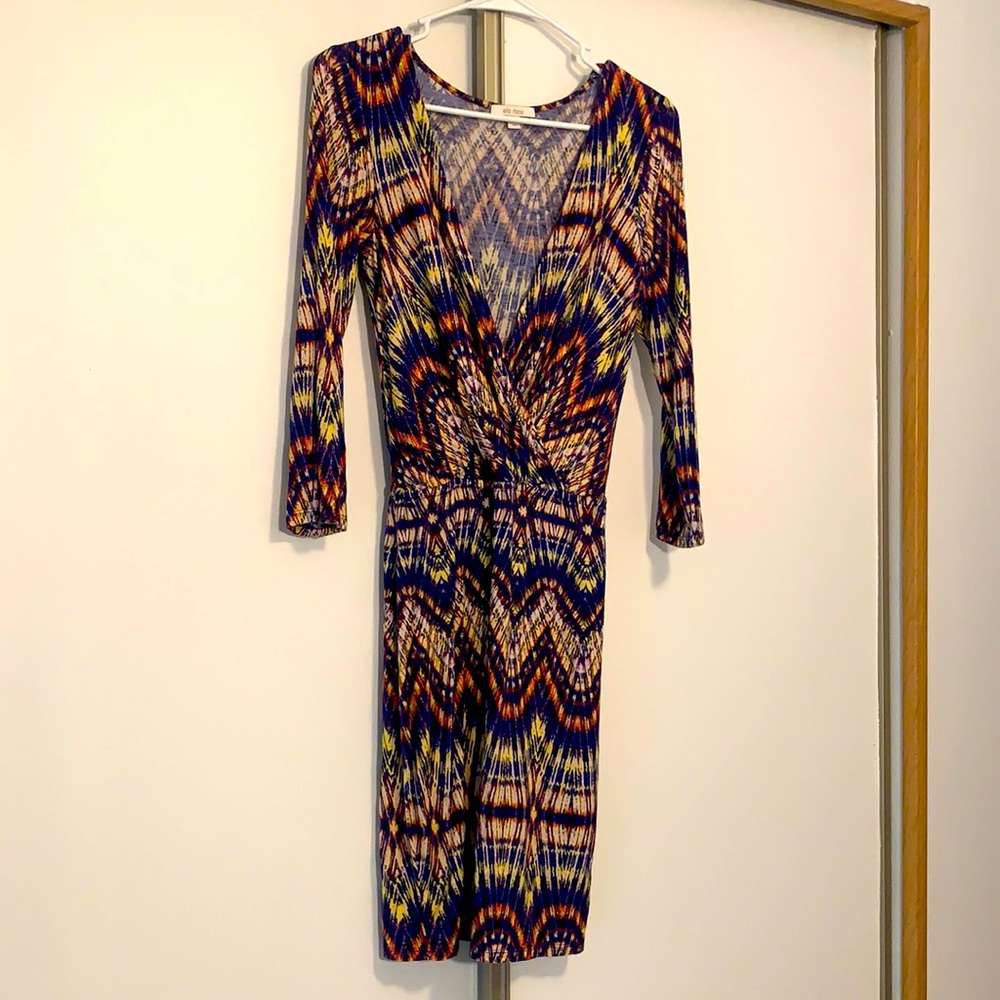 Midi Colorful Ella Moss dress